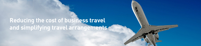 Reducing the cost of business travel and simplifying travel arrangements